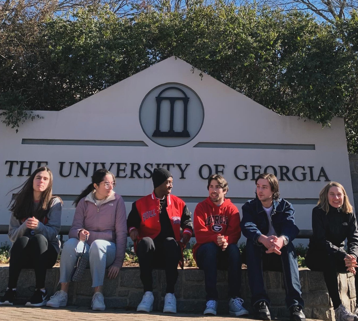 Photo if UGA Volunteers for Anne Fran Exhibit