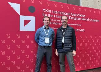 Image: From left, Dr. Kendall Marchman and Dr. Derrick Lemons.